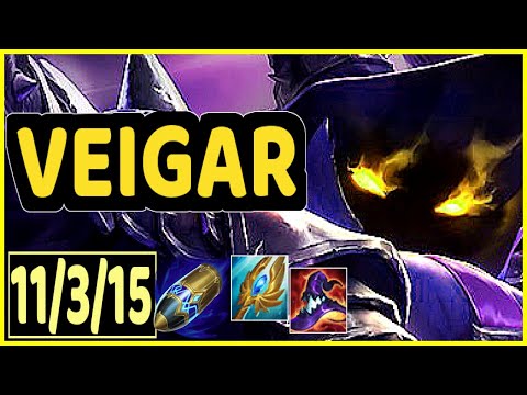 VEIGAR VS JINX(BOT) | 11/3/15 | MASTER | 14.8