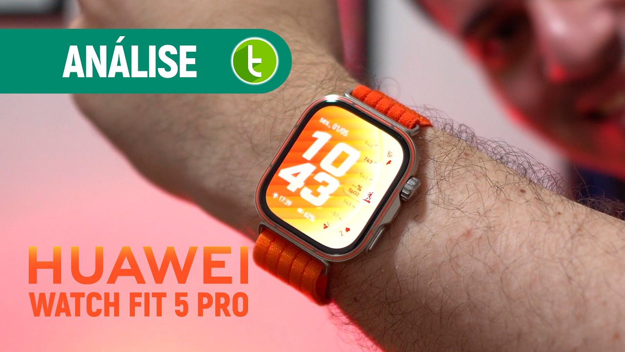 Miniatura da avaliação em vídeo de Smartwatch HUAWEI WATCH FIT 5 AMOLED 1.82 Polegadas Roxo