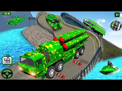 Army Vehicle Transport Simulation 3D 2023 | Army car transport | Android Gameplay