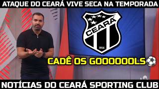 GLOBO ESPORTE CE -  ATAQUE DO CEARÁ VIVE SECA DE GOLS NA TEMPORADA
