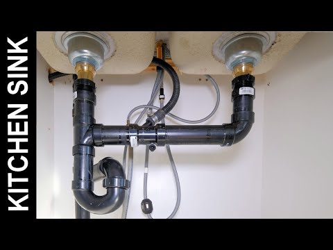 image-How do you hook up a kitchen sink?