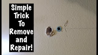 How to Remove and Fill Drywall Anchors