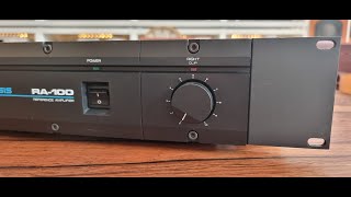 Video thumbnail for ALESIS RA-100 reference amplife U.S.A  -test- by marco cecchini