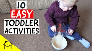 10 EASY ACTIVITIES FOR YOUR ONE YEAR OLD USING THINGS YOU HAVE AROUND YOUR HOUSE
