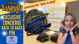 Exclusive Concierge Back-to-Back Pin | Disney Cruise Line