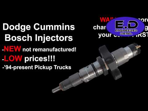 NEW Bosch Injectors are NOT Remans! Cummins 12V, 24V, 5.9L & 6.7L - Engineered Diesel