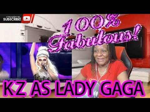 Your Face Sounds Familiar  KZ Tandingan as Lady Gaga | Born This Way | REACTION