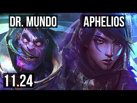 MUNDO & Lux vs APHELIOS & Xerath (ADC) | 3/0/4, Rank 6 Mundo | NA Challenger | 11.24