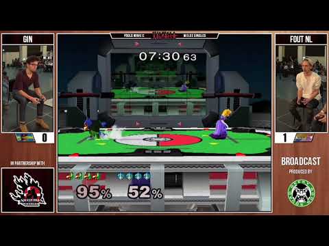 Valhalla - Gin (Falco) Vs. Fout NL (Peach) - Pools Wave C - Melee Singles