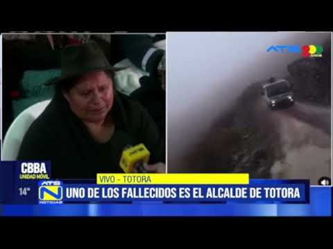 Totora despide a sus autoridades fallecidas en accidente vial