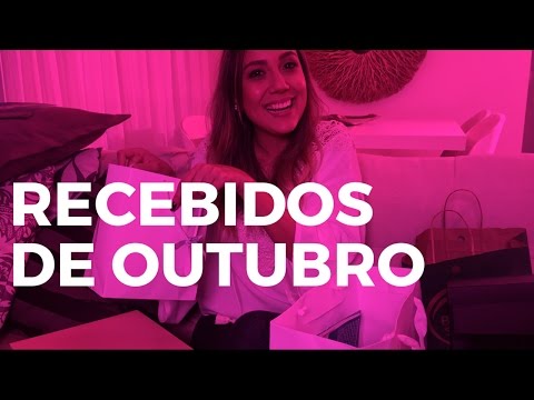 RECEBIDOS DE OUTUBRO 2016 | Camila Gaio