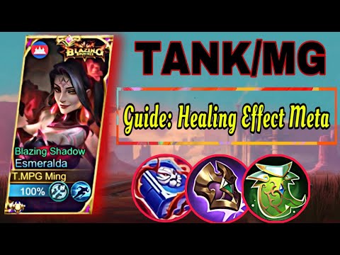 ESMERALDA TANK/MG BUILD 2023 HEALING 100%!! - BEST BUILD BURIED S30 | MOBILE LEGENDS