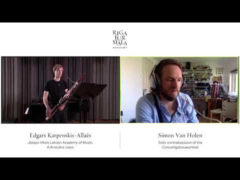 Live bassoon masterclass with Simon Van Holen