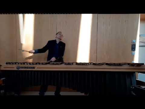 Glissandi et thème pour marimba J.C. Alberti #percussion