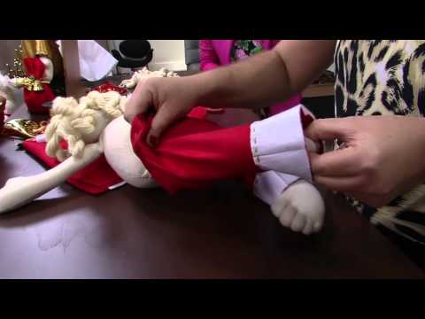 Mulher.com 17/12/2014 - Papai Noel boneco por Jo Cruz - Parte 2/2