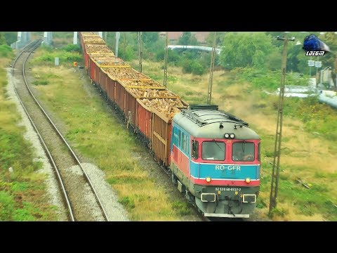 LDE2100 60-0727-7 & Navetă de Lemne GFR Wood Train in Oradea - 02 October 2018