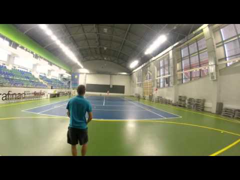 My January tennis practice