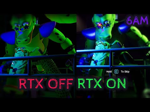 FNAF Security Breach Modded RTX - 6AM Monty Route