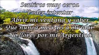 NO LLORES POR MÍ ARGENTINA   PALOMA SAN BASILIO