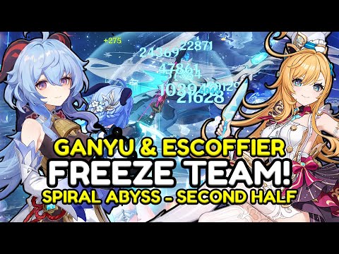 C0 ESCOFFIER MAKES GANYU META FREEZE IS BACK! | GANYU WITH ESCOFFIER TEAM GAMEPLAY |【GENSHIN IMPACT】