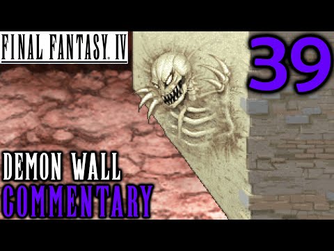 Final Fantasy IV Walkthrough Part 39 - Demon Wall Boss Battle: Race Against Time