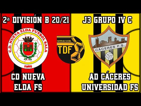 SEGUNDA DIVISIÓN B J3, GRUPO 4C (2020/2021). CD Nueva Elda FS vs AD Cáceres Universidad FS