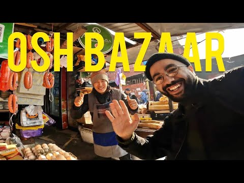 My First impression of Kyrgystan 🇰🇬 (Osh Bazaar, Bishkek)