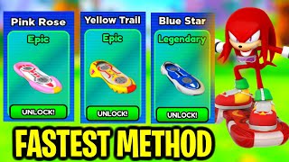 FASTEST WAY TO UNLOCK EVERYTHING IN FREESTYLE RIDERS EVENT (HOVERBOARDS) IN SONIC SPEED SIMULATOR