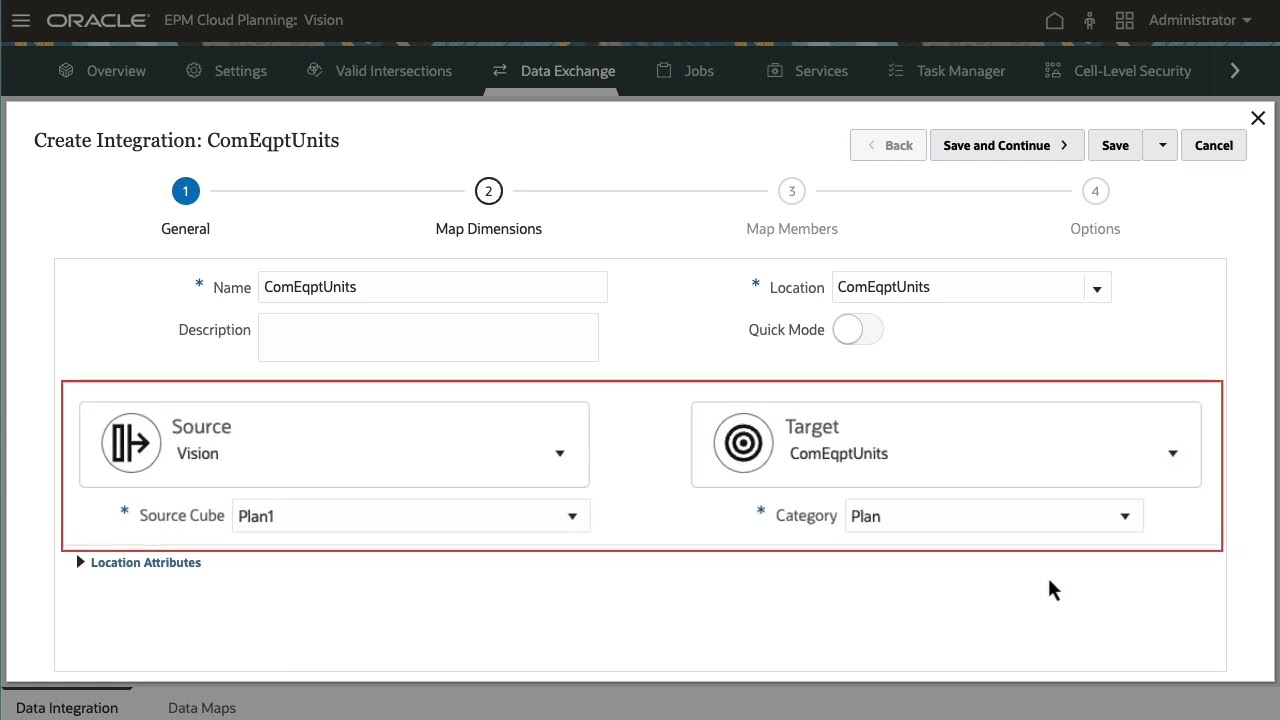 Extracting Data from Cloud EPM Planning using Data Integration