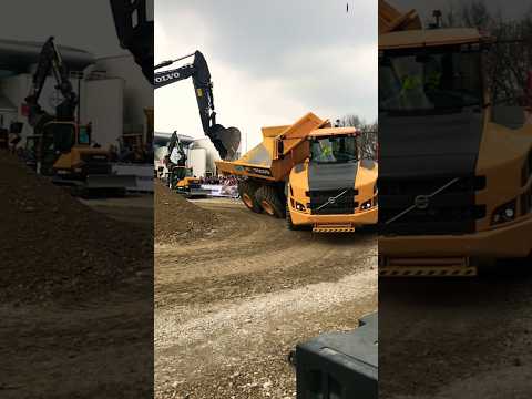 Tilting a Volvo ADT!