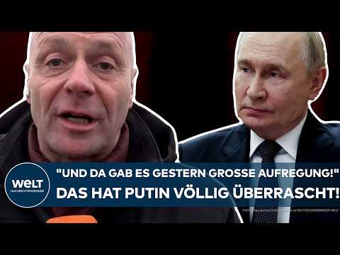 UKRAINE-KRIEG: "Und da gab es gestern große Aufregung!" Das hat Putin völlig überrascht!