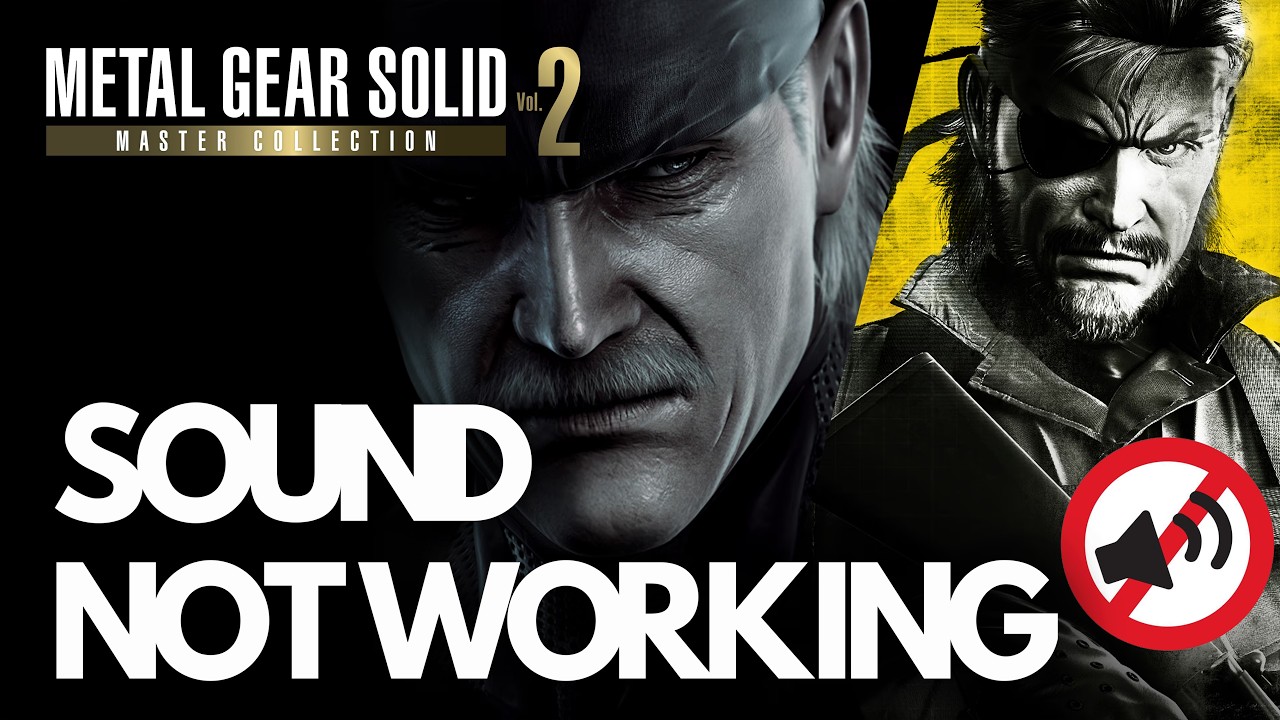 Metal Gear Solid Master Collection Vol.2 FIX: Audio Not Working, Crackling, Stutter,Muffled Sound🎧
