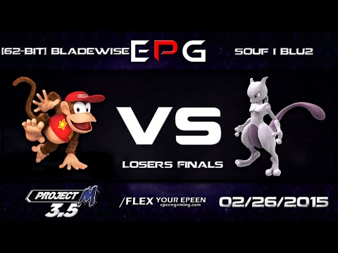 ePG Weekly - [62-Bit]Bladewise (Diddy) Vs. Souf | Blu2 (Mewtwo) SSBPM (Losers Finals) - Project M