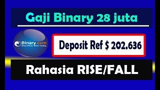 Terima Gaji Binary Rp 28 000 000 II RISE n FALL