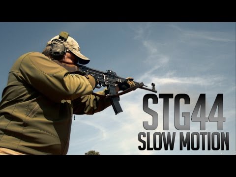 Sturmgewehr in Ultra Slow Motion