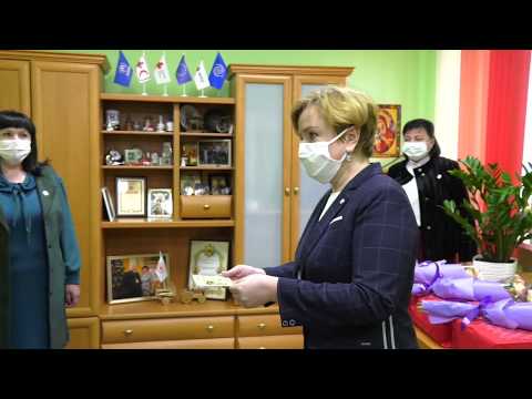 Сустрэча Вольгі Мычко з гомельскімі калегамі видео