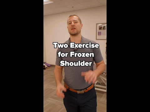Dealing with frozen shoulder? Try these 2  exercises!