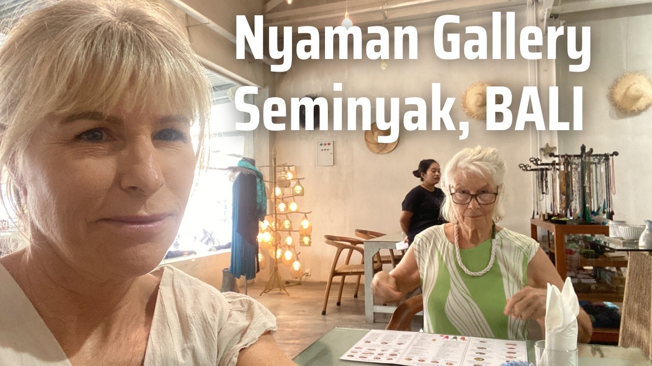 Join a traveler on a captivating visit to Nyaman Gallery.