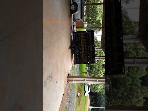 Carretinha demolidora em mormaço