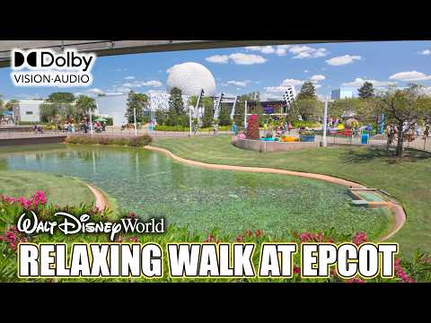 No Talk Relaxing Walk At Epcot Disney World