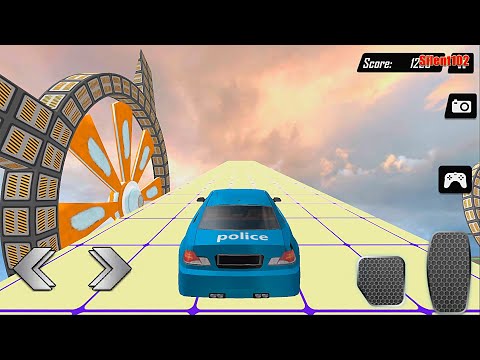 Extreme Police Car Racing - Ramp Car Stunt - Android Gameplay