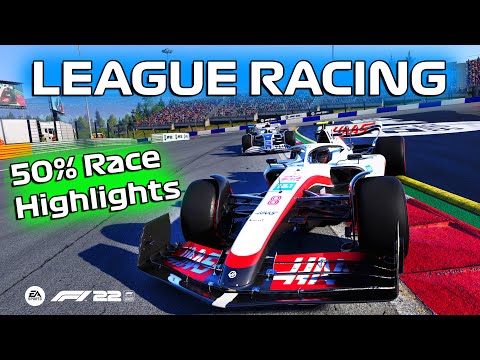 My First League Race on F1 22: Austria 🇦🇹 50% Race Highlights