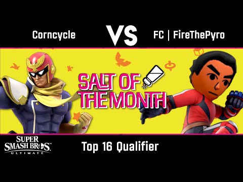 Corncycle (Captain Falcon) vs FC | FireThePyro (Mii Brawler) - Ultimate Pools - Salt of the Month #1