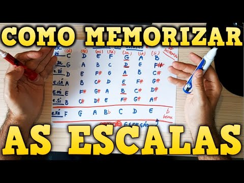 MEMORIZE AS ESCALAS COM APENAS 1 DICA!