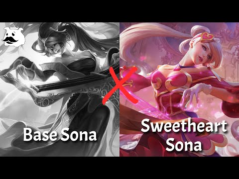 How is Sweetheart Sona DIFFERENT? | Skin Comparison