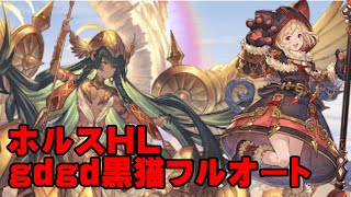 【弱騎空士】初見ホルスHLフルオート【GBF】