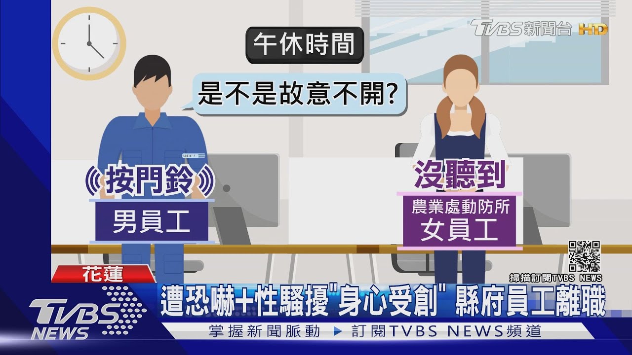 只因沒聽到門鈴聲 縣府女員工控遭性騷