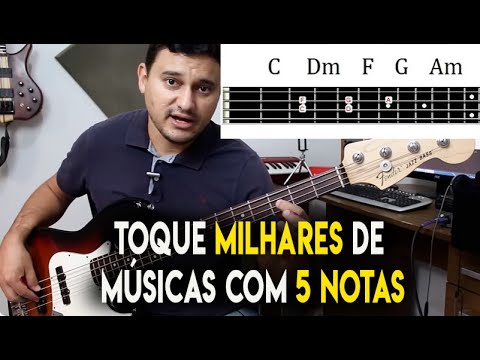 PLAY THOUSANDS OF SONGS ON BASS WITH 5 NOTES ONLY (ZERO LEVEL)