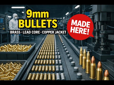 Inside a Bullet Factory: How 9mm Ammo is Really Made