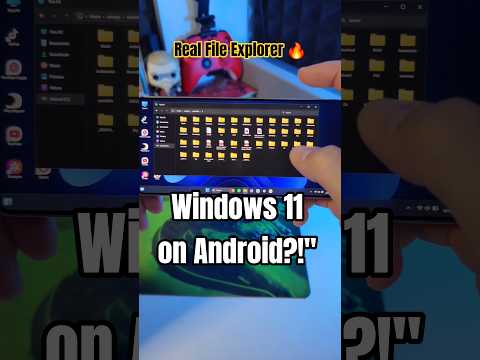 Windows 11 on Android Phone?! 🤯 | HyperDroid Launcher | FULL PC Experience! #shorts